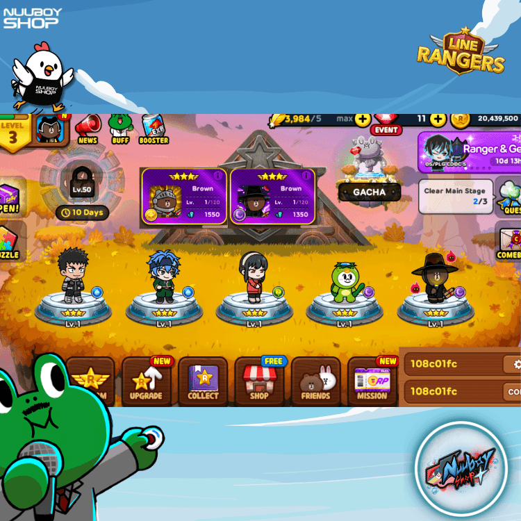 LINE RANGERS ไอดีเทพสุดแกร่ง