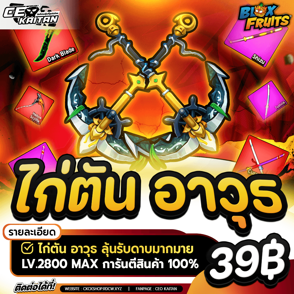 ⚓สุ่มดาบสมอ ลุ้นดาบคู่โอเด้งเเละดาบตึงๆอื่นๆ🔥 [ไม่มีเกลือ]