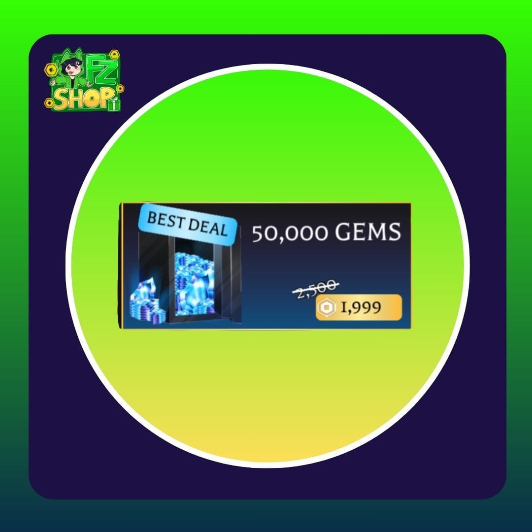 50000 GEMS