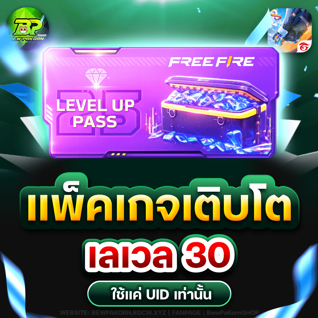 🎮 แพ็คเกจเติบโต เลเวล 30