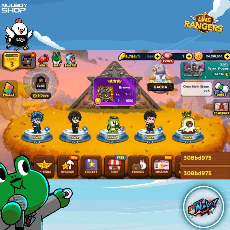 LINE RANGERS ไอดีเทพสุดแกร่ง . 