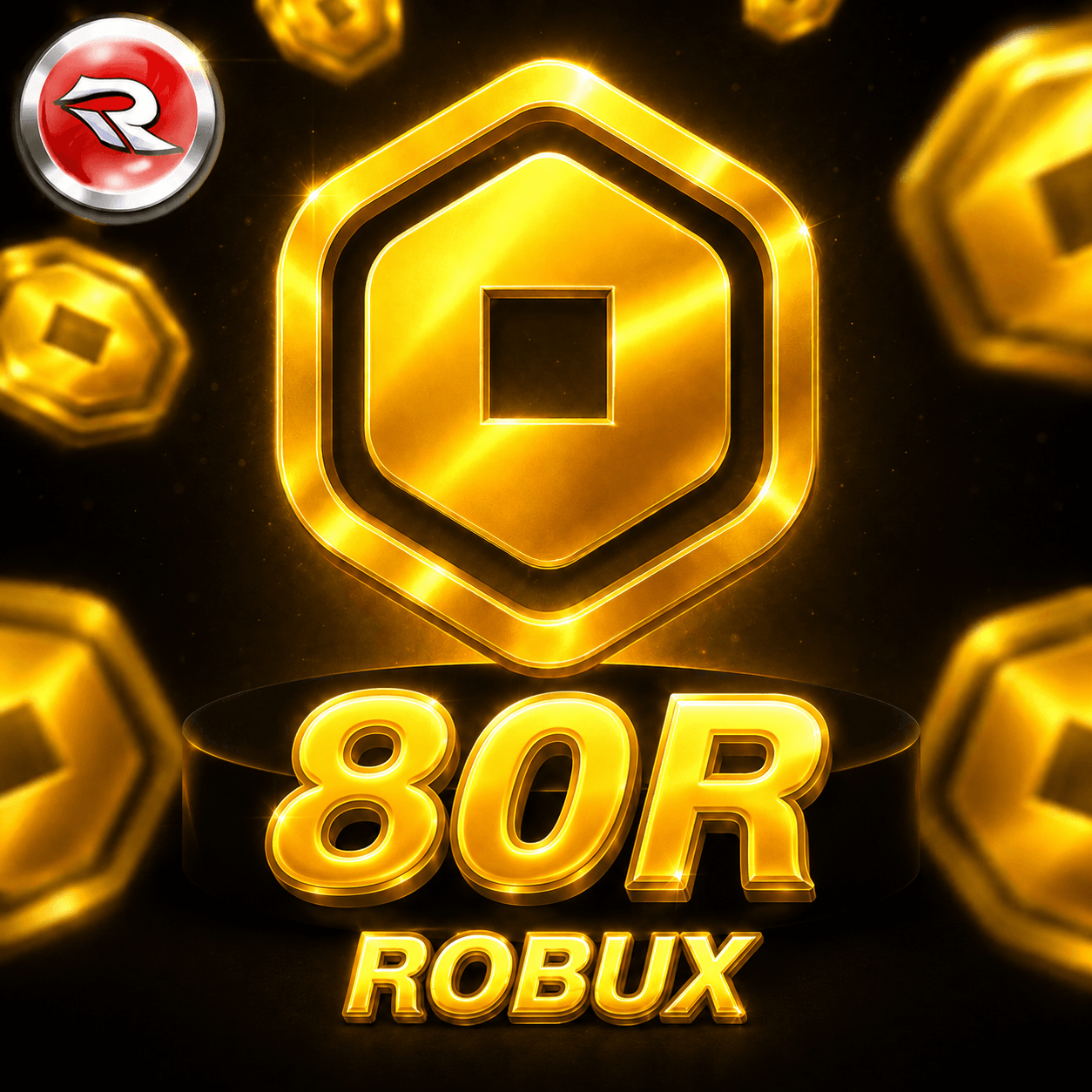 80R เติม Robux แท้100%💸เติมผ่าน ID-Pass✅
