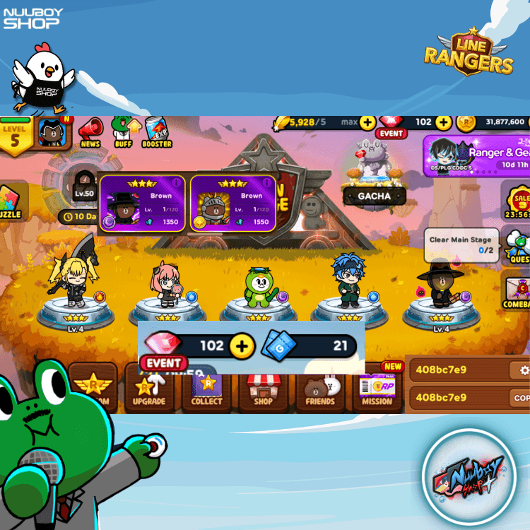LINE RANGERS ไอดีเทพสุดแกร่ง  