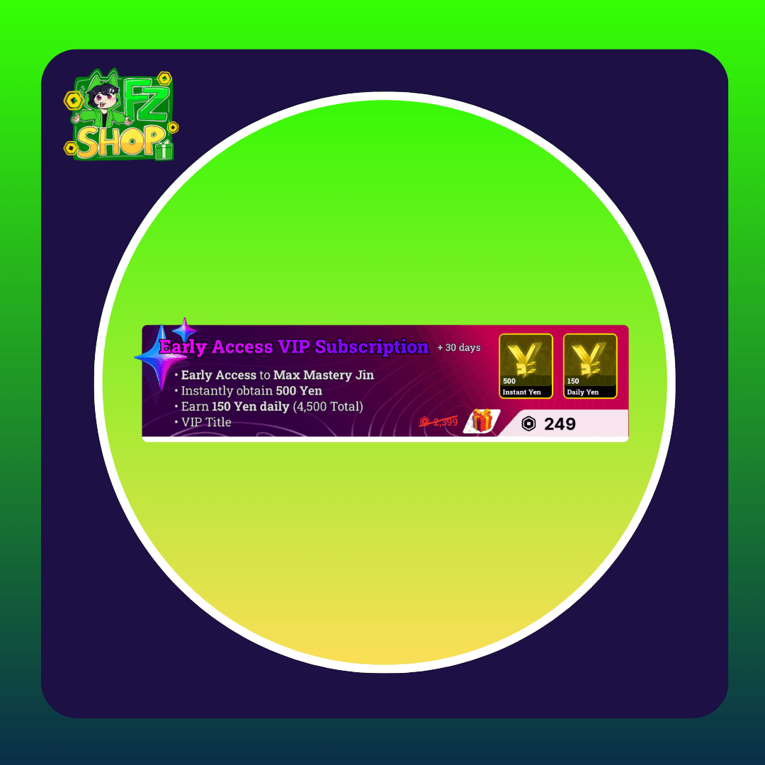 Early Access VIP Subscription (+30 days)