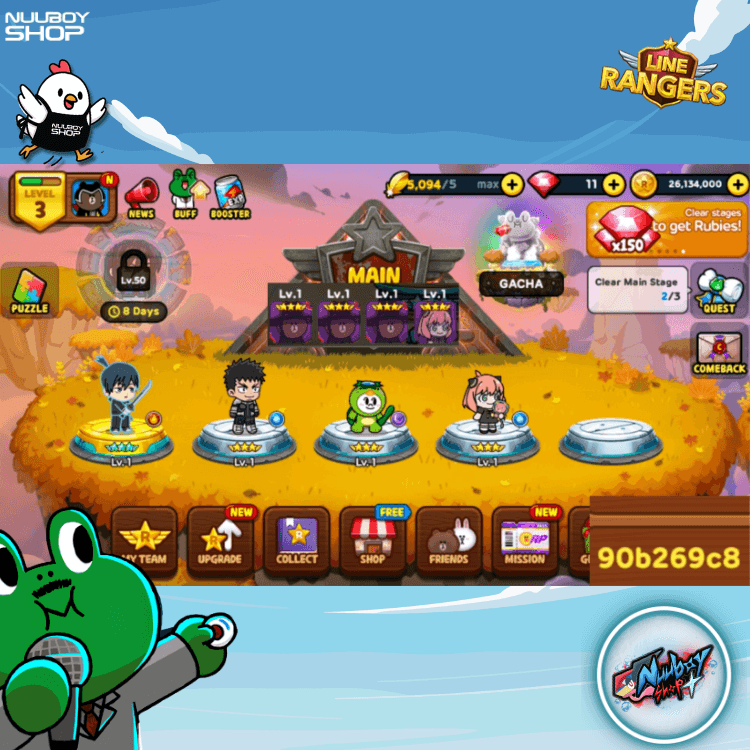 LINE RANGERS ไอดีเทพสุดแกร่ง .