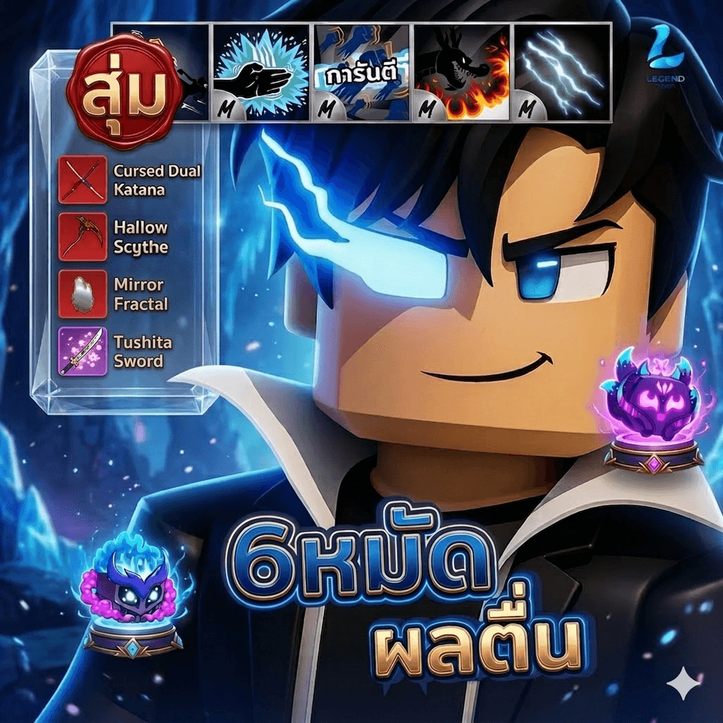 2800MAX 6 หมัด ผลตื่น - ดาบคู่ หมวก+กระจก
