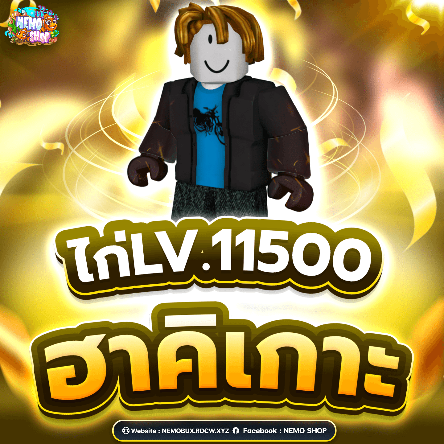 ไอดีไก่เวล 11,500 + ฮาคิเกาะ