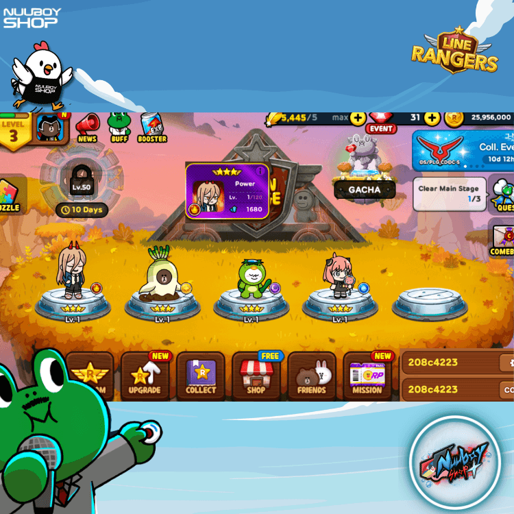 LINE RANGERS ไอดีเทพสุดแกร่ง . 