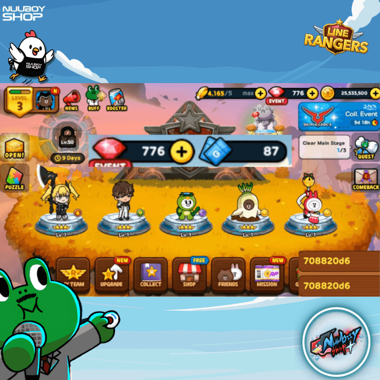 LINE RANGERS ไอดีเทพสุดแกร่ง  