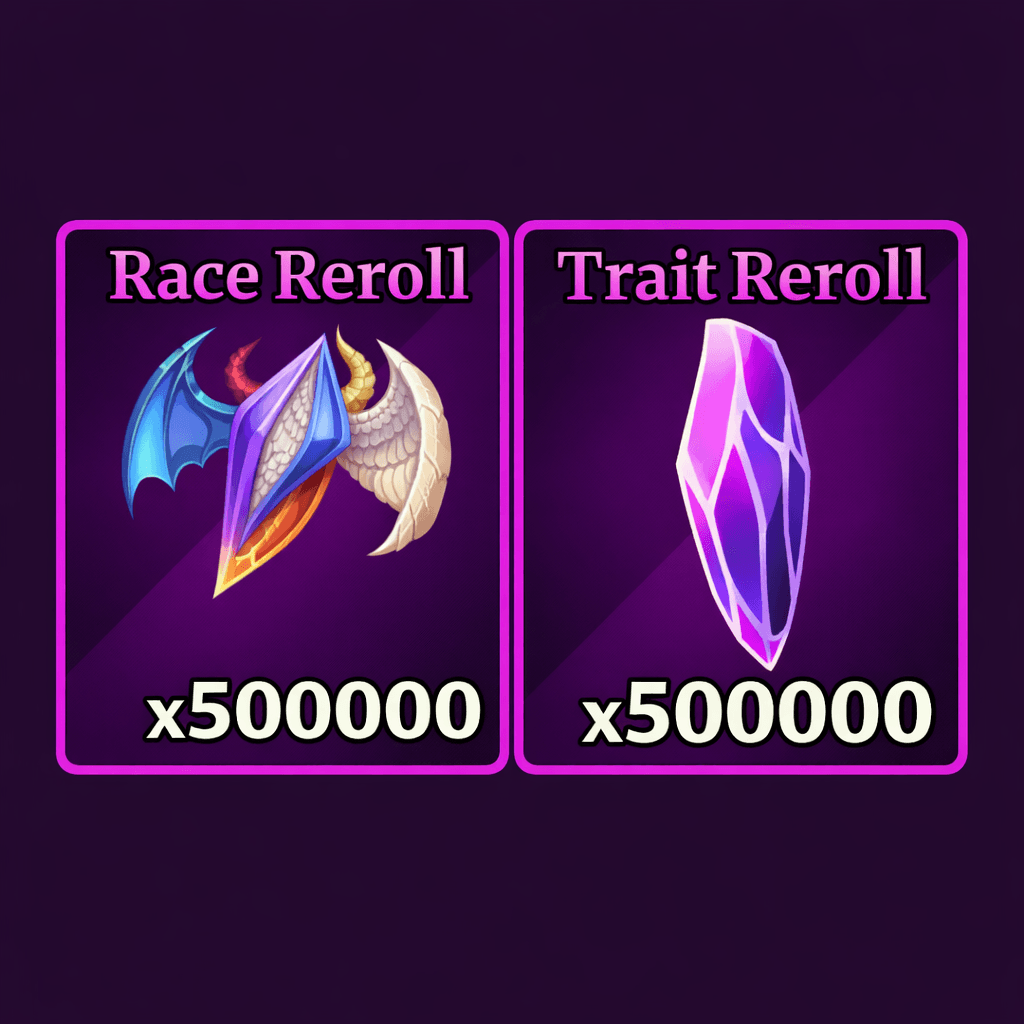 Trait Reroll Icon Race / Trait Reroll • babychicky