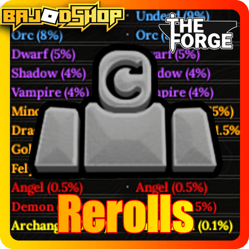 [🛒] Rerolls |  The Forge⚔️