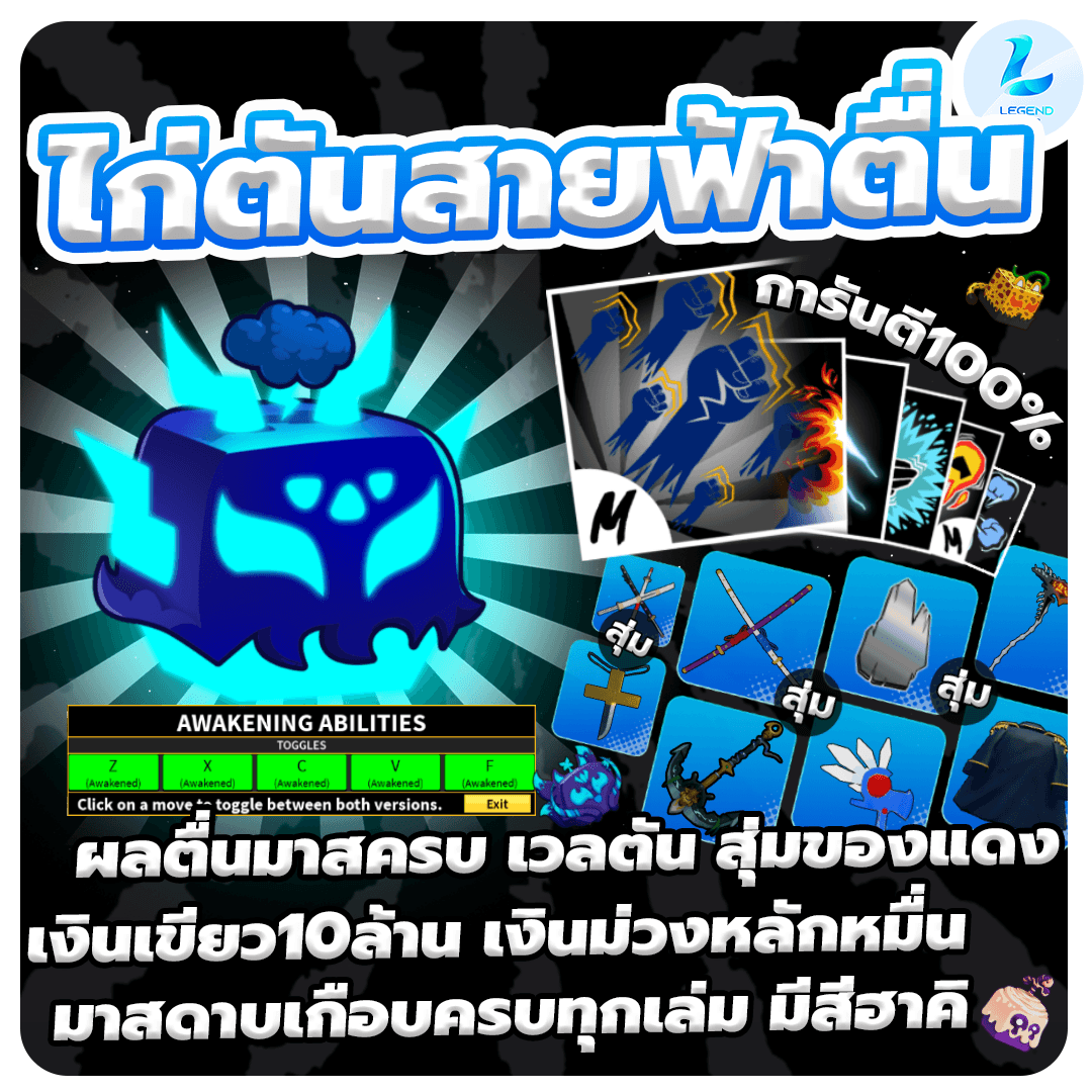 ผลสายฟ้าตื่น 6หมัด