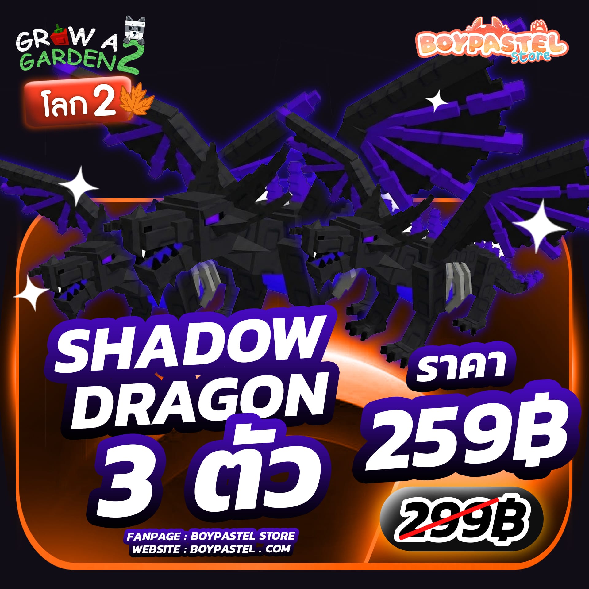 Shadow Dragon 3 ตัว