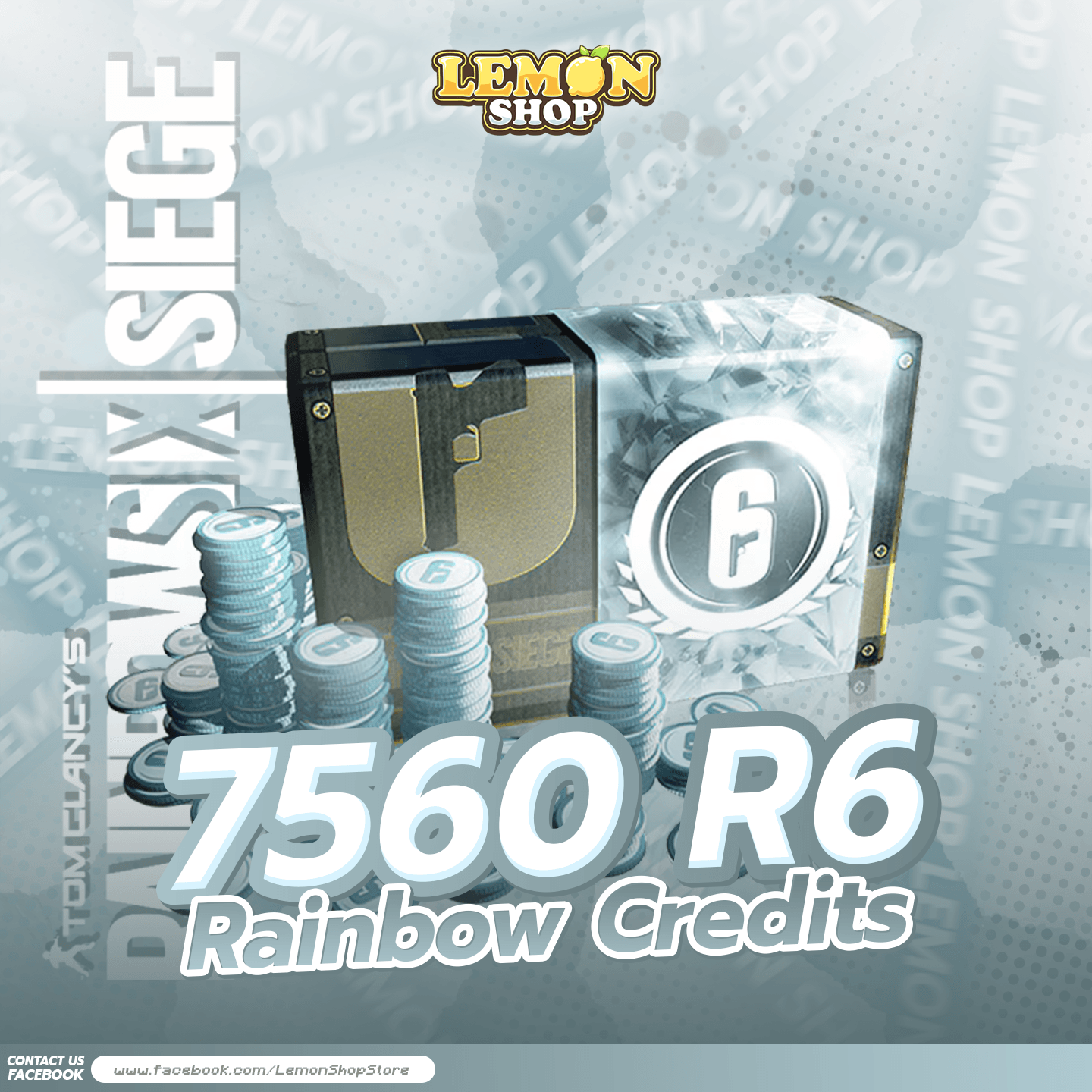 7,560 R6 Credits -- RAINBOW SIX -- • Lemonshop