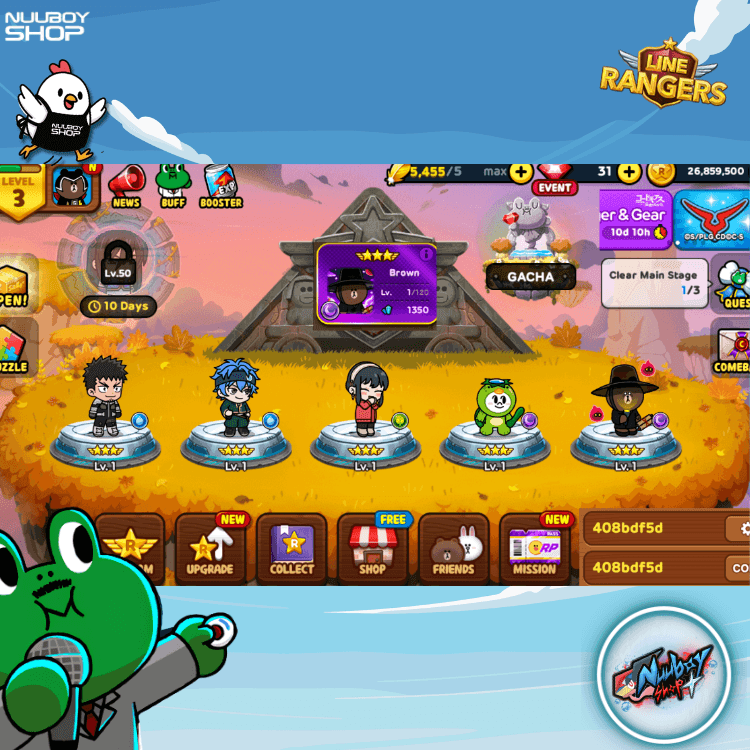 LINE RANGERS ไอดีเทพสุดแกร่ง 