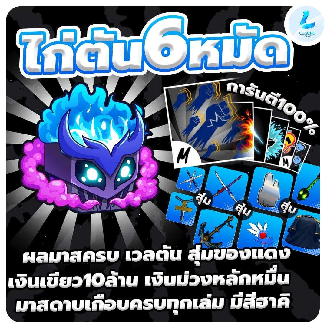 ผลแก๊สมาสครบ 6หมัด