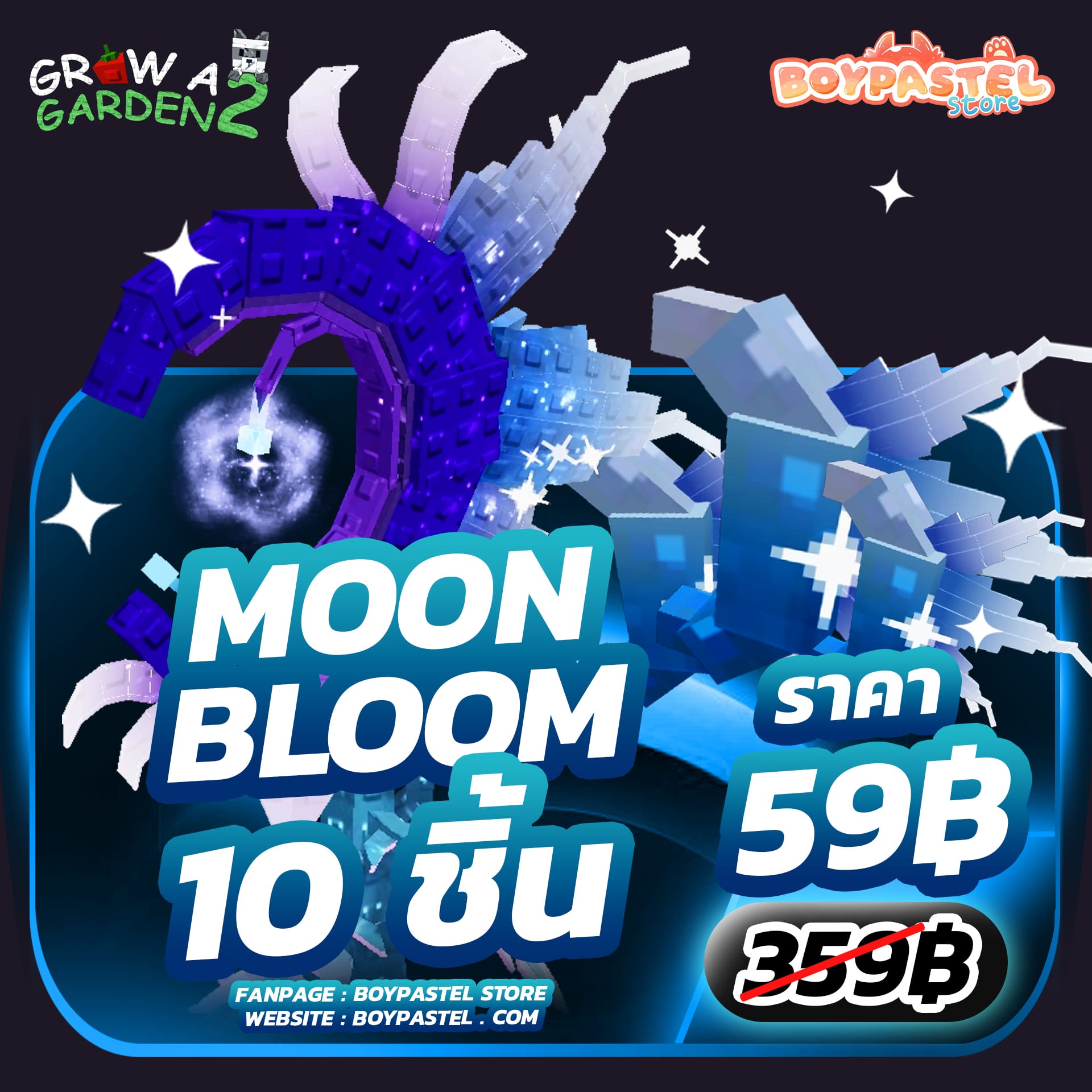 Moon Bloom Seed 10 ชิ้น