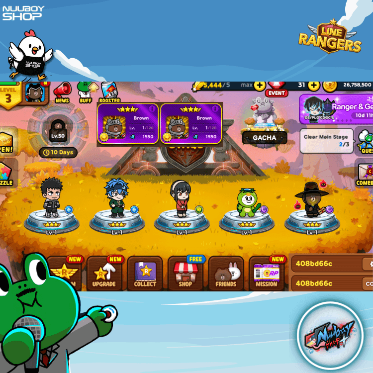 LINE RANGERS ไอดีเทพสุดแกร่ง . 