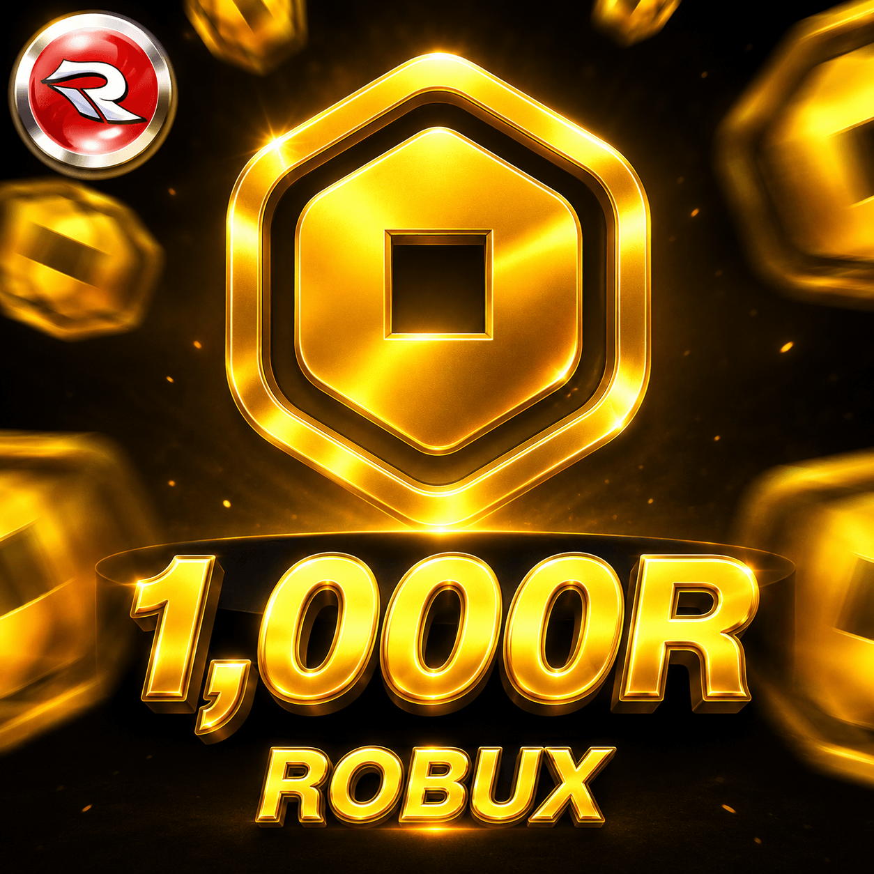 1000R เติม Robux แท้100%💸เติมผ่าน ID-Pass✅