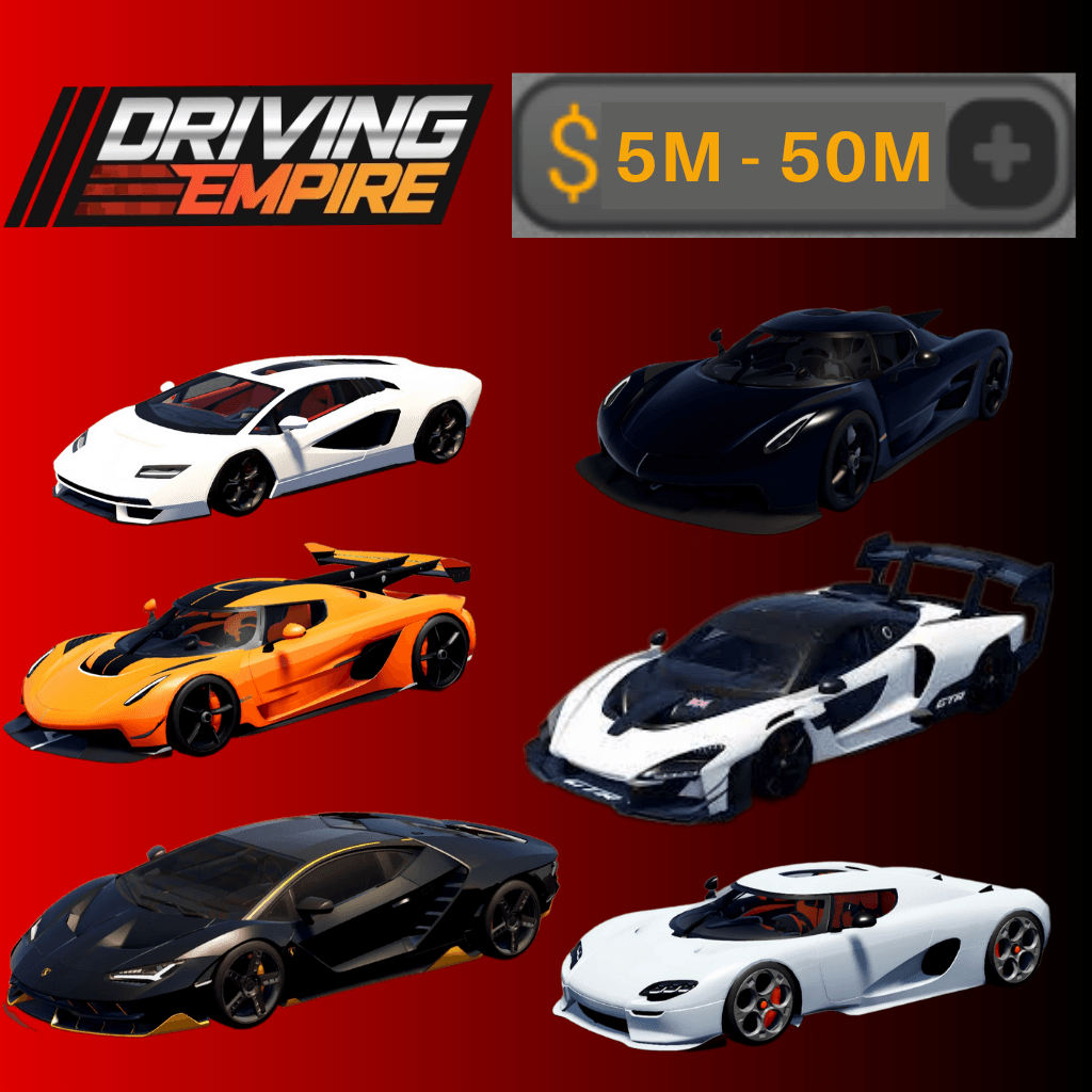 [Driving Empire] ไก่เงิน 5M - 50M