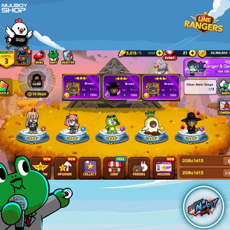 LINE RANGERS ไอดีเทพสุดแกร่ง 