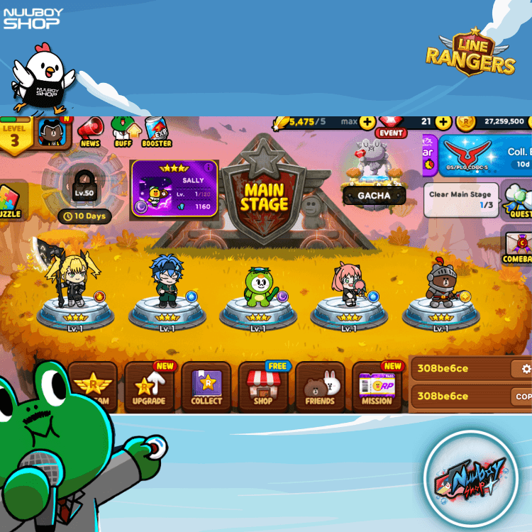 LINE RANGERS ไอดีเทพสุดแกร่ง  