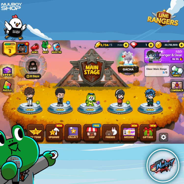 LINE RANGERS ไอดีเทพสุดแกร่ง .